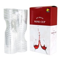 플라스틱 와인잔 10P, 10세트, 180ml