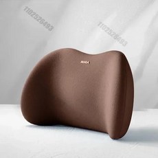 자동차 머리 받침 요추 메모리 쿠션 폼 척추 요추 자동 목 베개 자동차 인테리어 액세서리 홈 오피스 Amagi, [03] Brown Waist