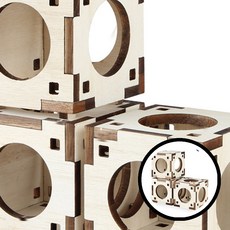 햄스터 놀이터 정글짐 캐빈 햄스터용품 놀이기구 비타민도움 애완동물 실내놀이터 장난감 나무장난감