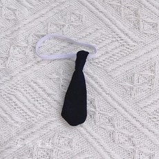 20cm 娃衣 灰色襯衫 娃用領帶 娃衣套裝, 黑領帶,20cm娃衣, 1個