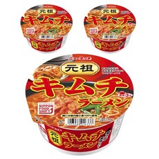 Newtouch 碗裝元祖泡菜風味泡麵, 3入