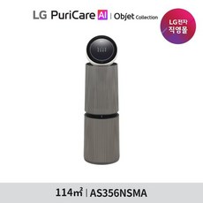 LG 퓨리케어 AI 오브제컬렉션 360 공기청정기 M7 35형 AS356NSMA AS356NGMA, 그린, RD22GS