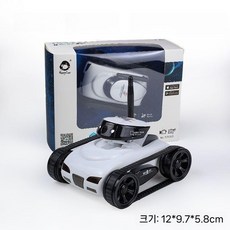 카메라 달린 RC카 실시간 촬영 RC 탱크 무선조종 원격제어 스마트폰 자동차, 공식 표준, 화이트