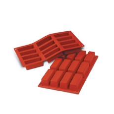 Silikomart 12連長方瑪德琳烘焙模具, 1個, 原裝1入-12連長方模