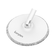 Bonson 懶人拖把2代/2代plus 配件組 (拖把布/三角布/圓布/拖把桿/毛刷蓋/拖把桶塞), Bonson 圓形拖把盤(內含拖布1片), 1個