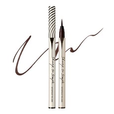 클리오 샤프 쏘 심플 워터프루프 펜 라이너, 2호 브라운, 1개