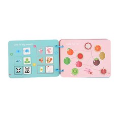 安靜書 busy book 早教書 翻翻書 兒童專注力互動書 兒童繪本 卡通書, 思考邏輯隨機