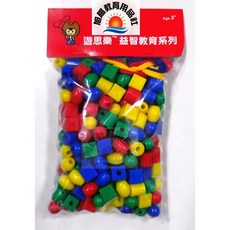 旭陽教育用品社 USL 遊思樂益智教具 趣味小串珠教具, 1個