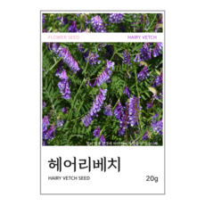 헤어리베치 씨앗 20g, 1개