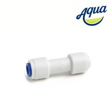 AQUA 정수기 호스용 역류 방지 한방향 피팅 10mm(3/8) 체크 밸브, 1개, (10mm)체크밸브