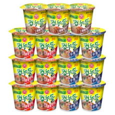 [미자네슈퍼] 오뚜기 컵누들 혼합맛 15개(매콤6+우동6+찜닭3), 1개