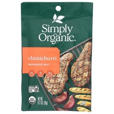 SIMPLY ORGANIC Organic Chimichurri 마리네이드 믹스 20.1g(0.75온스), 1개, 20g