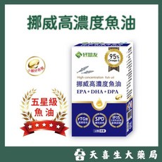 好朋友 高濃度魚油 EPA+DHA+DPA 95% Omega-3 60顆, 1個