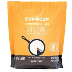 Cup4Cup 콘브레드 믹스 0.4kg(0.8파운드) 글루텐 프리 유제품 프리 GMO 프리 코셔 미국 제조, 14.08 ounce (Pack of 1), 1, 400g