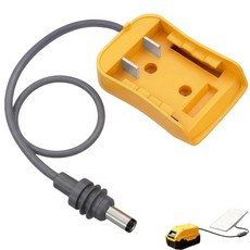 Starlink De.Walt 20V 배터리와 호환되는 미니 전원 케이블 DC 5.5mm x 2.1mm(3.2피트) 18AWG 배터리 어댑터 (DC5521) 수 플러그 액세