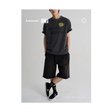 에잇세컨즈 남성 숏 팬츠 456325XCW5 바지 S.W.SMILEY® 다잉
