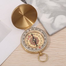 빈티지 용품 야광 휴대용 캠핑 황동 메탈 서바이벌 생존 등산 나침반
