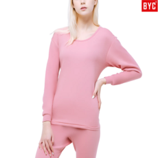 BYC ) 여성용 프리미엄 삼중직 보온내의