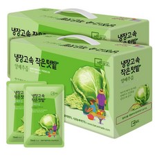 바른메이드 냉장고속 작은텃밭 양배추 브로콜리 진액 70m 60포 / 2박스, 70ml
