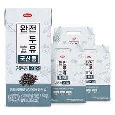 전두유 국산 검은콩 무가당 두유, 190ml, 48개