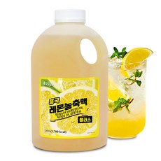 흥국 레몬 플러스 에이드 원액 60%, 1.5L, 1개