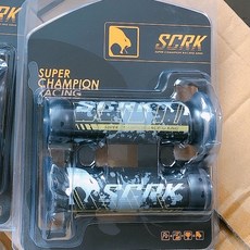 SCRK 透明糯米腸 矽膠握把套 超軟Q 止滑握把 各車系適用, 1個, 潑墨灰,130MM無孔