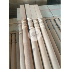 우드창고 라왕(나왕) 소봉 집성 40x40x900mm 소동자 계단지지봉 목재 홈데코 셀프인테리어, 1개