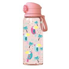 Home Tune 家音 兒童彈蓋直飲水壺 680ml 美國 HT-2003, 1個, 粉色