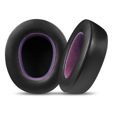 SteelSeries賽睿 Arctis Nova Pro耳機套 耳罩 Nova 1/3/7海綿套 臺灣出貨, 【無線款】黑紫【魔幻羊皮】耳機套1個, 1個