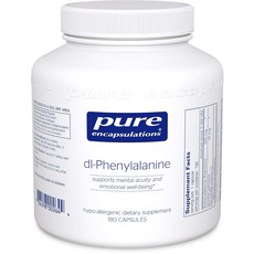 Pure Encapsulations DL-苯丙氨酸膳食膠囊, 1個, 180 件