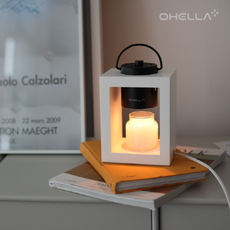 오엘라 데일리 무드등 앤틱 우드 할로겐 캔들 워머 밝기조절 양키캔들 우드윅 워머세트 집들이선물 생일선물 향초 디퓨져 CW02 [밝기조절 다이얼 스위치]