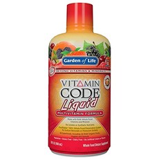 Garden of Life 液體複合維生素配方水果汁, 1個, 900毫升