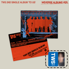 11/2일발매예약(위버스+포카1종)투어스 앨범 TWS 2nd Single Album TO US Weverse Albums ver., 1CD