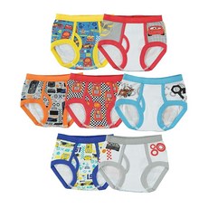 Disney 남아용 카 7팩 브리프 Cars Tdlr7pk 4T 128799