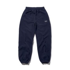 DISCUS ATHLETIC 레터 로고 플리스 팬츠 네이비 243723