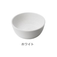 吉川國 洗米瀝水籃 - 不鏽鋼材質、快速瀝水、洗菜籃、洗米神器, 白色, 詳見包裝