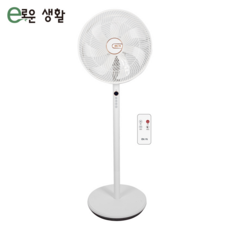 e로운생활 14인치 스탠드 선풍기 리모컨 DC모터 저소음 타이머 공기순환, TJ-e100