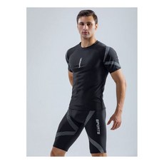 남성 수영복 2종세트 실내 사각 5부 반팔 반바지 연습 cmk+39487xS