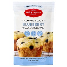 미스 존스 베이킹 아몬드 가루 브레드 and 머핀 믹스 블루베리 300g(10.57oz) MUB-00652, 1개