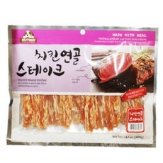 애완견 닭 연골 육포 400g 강아지 치아 관리 간식 씹는 스낵 영양 보충, 1개, 상세페이지 참조