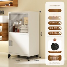 욕실 수건장 캐비닛 틈새 이동식 반투명 서랍장 캐비넷, 1개, 기본 색상