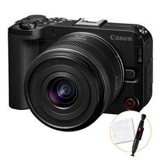 캐논 공식총판 EOS R50 V 14-30mm KIT (블랙)+ 렌즈 클리닝 펜+ 융 미러리스 카메라, EOS R50 V 14-30mm KIT (블랙)