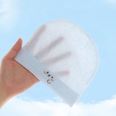 寶寶胎帽夏款薄款新生兒男女寶寶0-3個月無骨A類純棉護滷初生幼兒