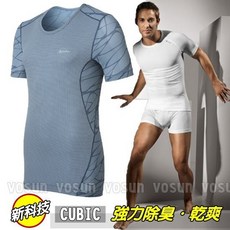 【瑞士 ODLO】男 抗菌除臭銀離子圓領 短袖內衣 CUBIC 排汗衣 T恤 登山 140692