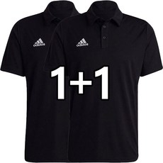 [1+1] 아디다스 골프 남녀공용 골프티 골프웨어 운동복 폴로 반팔티 카라티 티셔츠 ENT22 블랙 + SHP 마스크