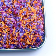 臺灣出貨 矢車菊混閤花瓣10g 烘焙裝飾花茶調配用花 火星花瓣 咖啡烘焙裝飾用幹花 火星花瓣 金盞花絲 天然混合花瓣, 火星花瓣20g