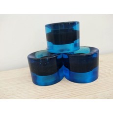 코등이 검도 용품 장식 가드 스토퍼 액세서리 츠바 패턴 츠바키, 1개, 스트리트 휠-투명 블루