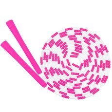 【無品牌】集体跳绳5米7米团体2.8米交互跳绳团体竹节学生群体长绳多人跳绳, 1個, 粉色2.8米竹節跳繩