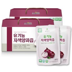 황지네이처 국내산 유기농 자색양파즙 빨간양파즙, 60개, 100ml
