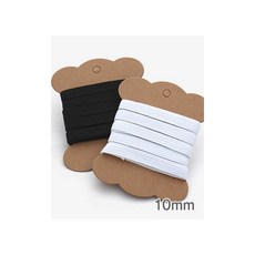 퀼트스타 탄력 고무줄 10mm_2컬러, 1개, 화이트